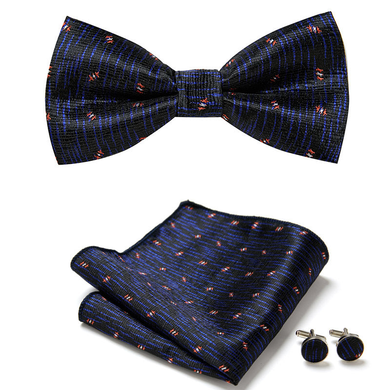 Three-Piece Set with Stylish Bow Ties