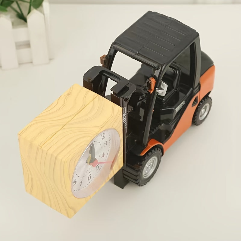 Retro Forklift Alarm Clock – Unique and Creative Design for Students and Room Decor