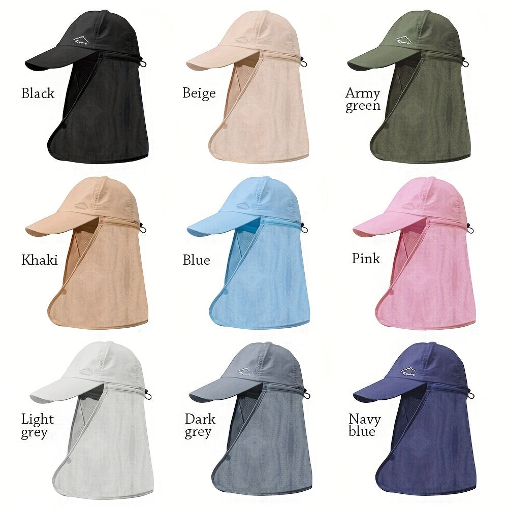 UV Protection Trucker Hat with Neck Protection for Outdoor Adventures - SchattenPro