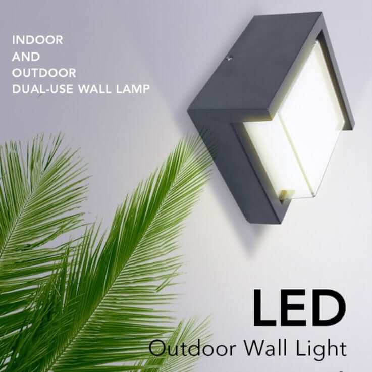 Modern Outdoor Wall Light with Motion Sensor