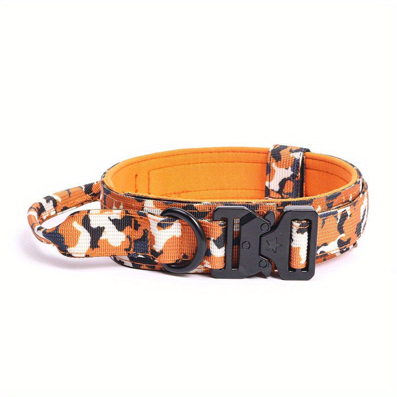 Military Tactical Dog Collar – Adjustable and Durable for Large and Medium Dogs