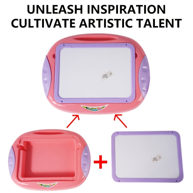 Educational Drawing Board for Children – Double-Sided with Magnetic Numbers and Letters for Creative Learning