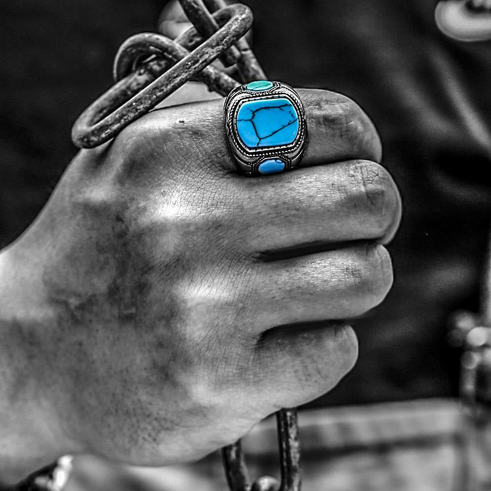 Turquoise Men's Ring – Thorin