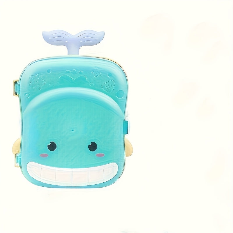 Whale-Themed Beach Toy Set for Babies – 8-Piece Suitcase