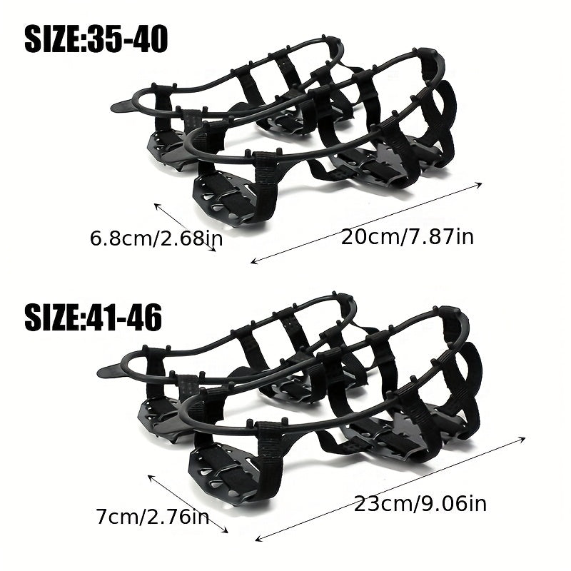 24-Tooth Anti-Slip Crampons – Perfect for Walking, Climbing and Winter Sports