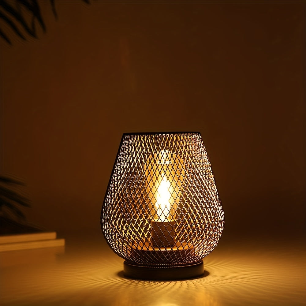 RusticMesh Table Lamp Set – Industrial Style and Atmospheric Lighting