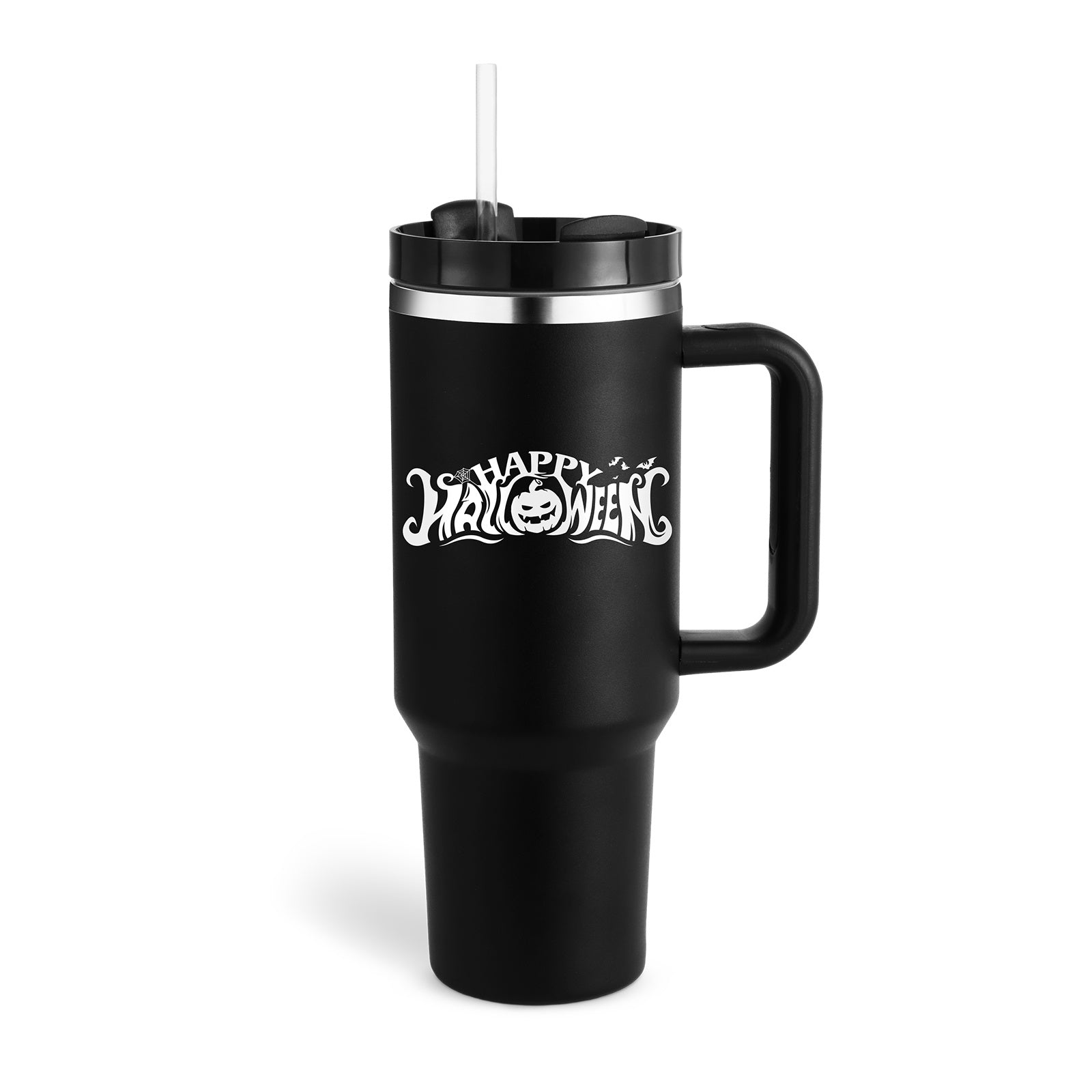 Insulating Mug with Handle and Straw - ChillMate