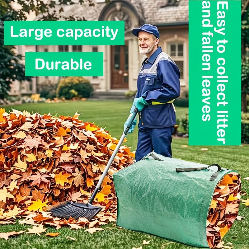 Large Garden Waste Bag - Durable and Reusable, 53 Gallon Capacity