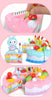 Plastic Cake Toy for Children for Counting, Cutting & Decorating