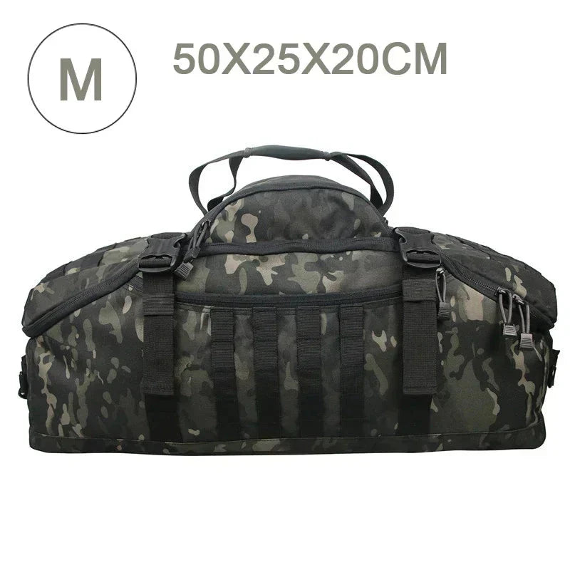 Large Tactical Travel Bag and Rucksack - TrailTrek Duffle