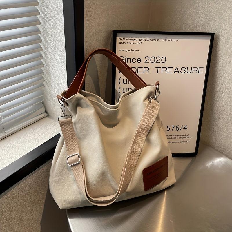 Stylish Canvas Shoulder Bag – Sienna
