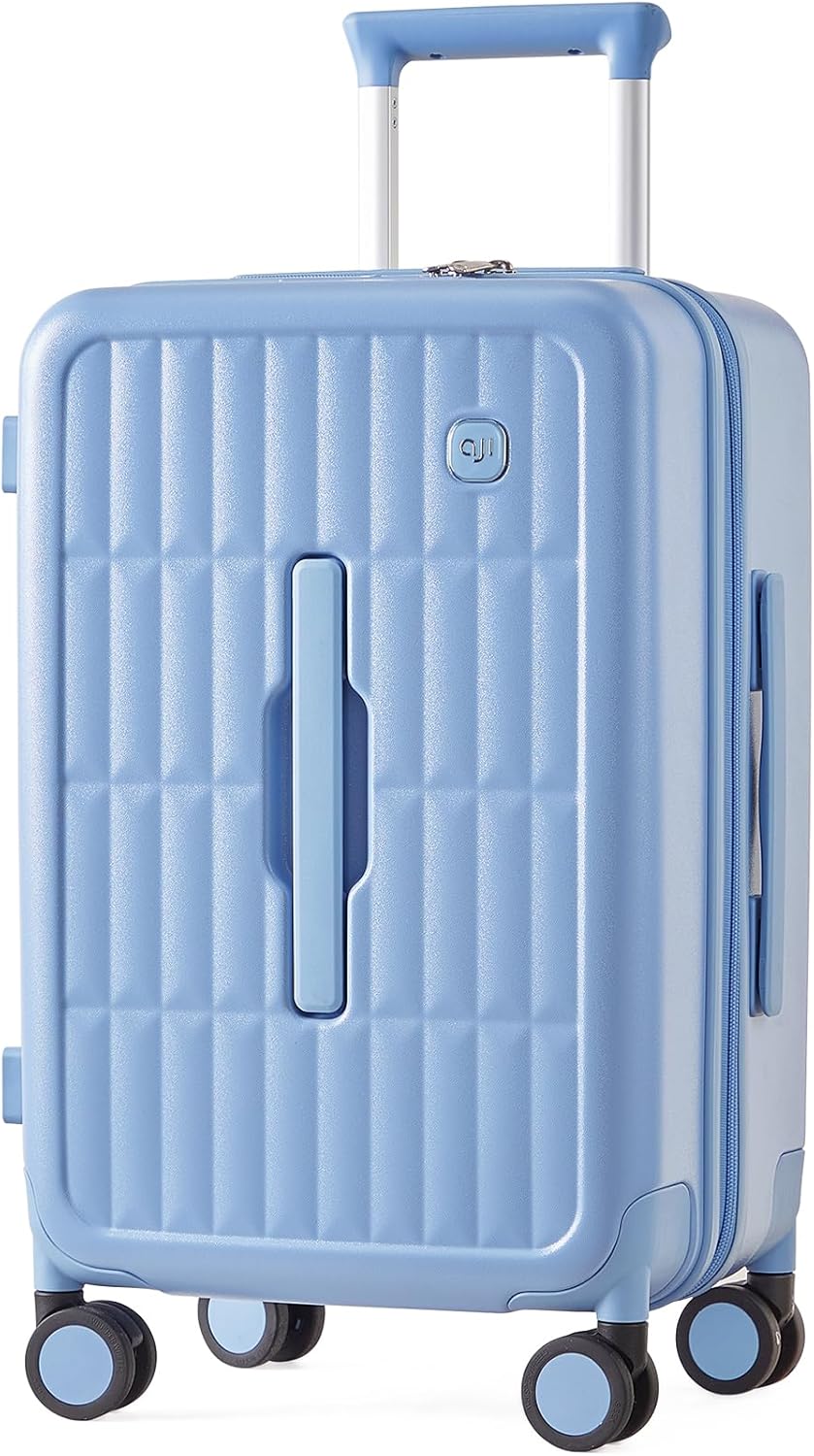 Large Hard Suitcase 26" with 8 Spinner Wheels – Cheese Yellow