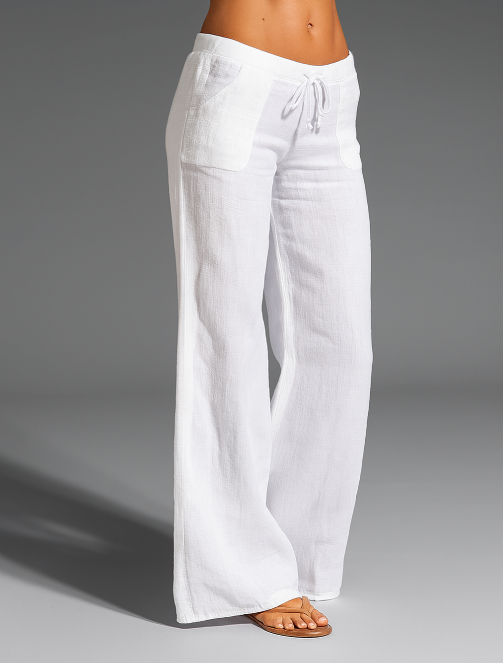 Lightweight Linen Women's Trousers - Summer Comfort