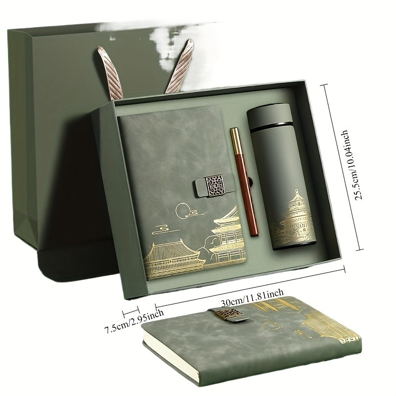 Exclusive Gift Set Forbidden City – Notebook, Thermos Flask and Pen in Luxury Box