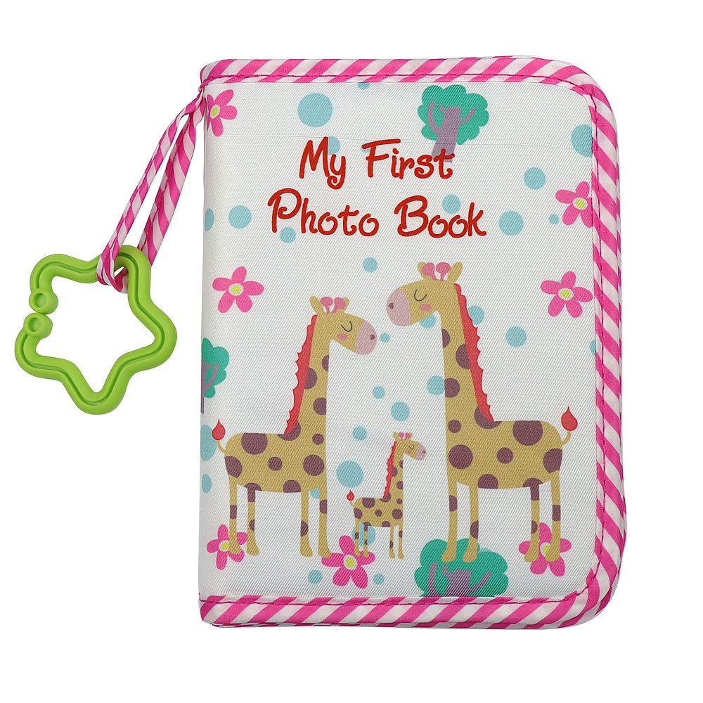 Giraffe Themed Photo Album – Sustainable Memory Book for Baby's First Photos