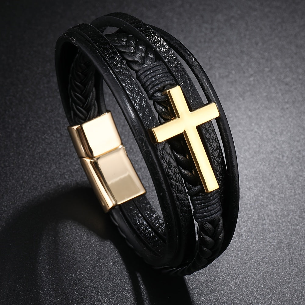Spiritual Leather Bracelet - For the Modern Man