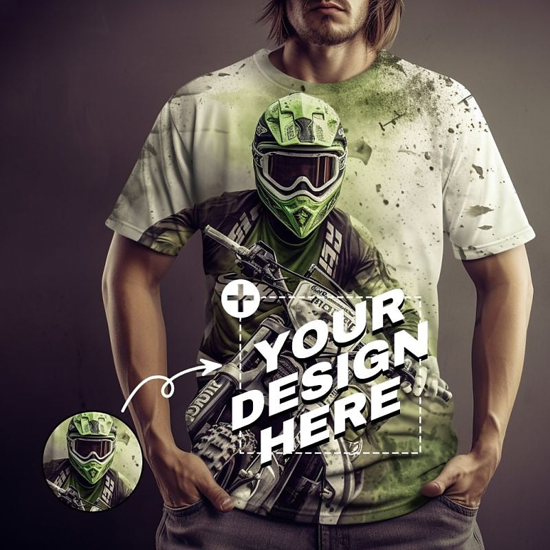 Personalised T-Shirt for Men – Design Your Own Shirt - Unique Gift with Custom Print