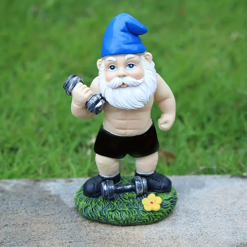 Sporty Dwarfs - Funny Garden Statues for a Playful Atmosphere