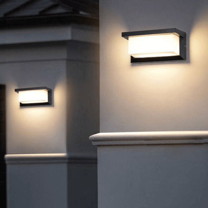 Modern Outdoor Wall Lamp Black-White - Garden Lighting