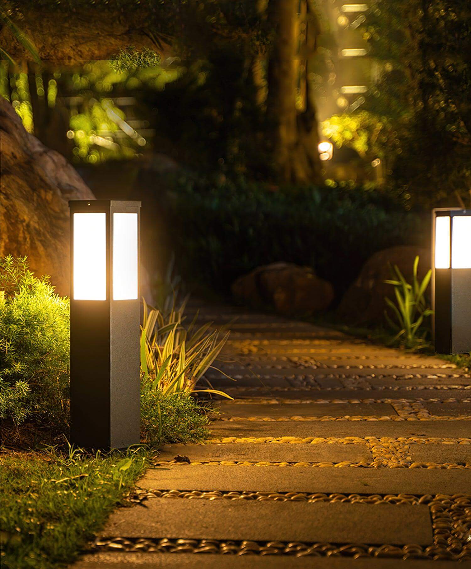 Modern Outdoor Post Lamp