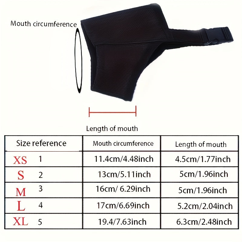 Quick Fit Dog Muzzle – Safe and Comfortable for Dog Grooming