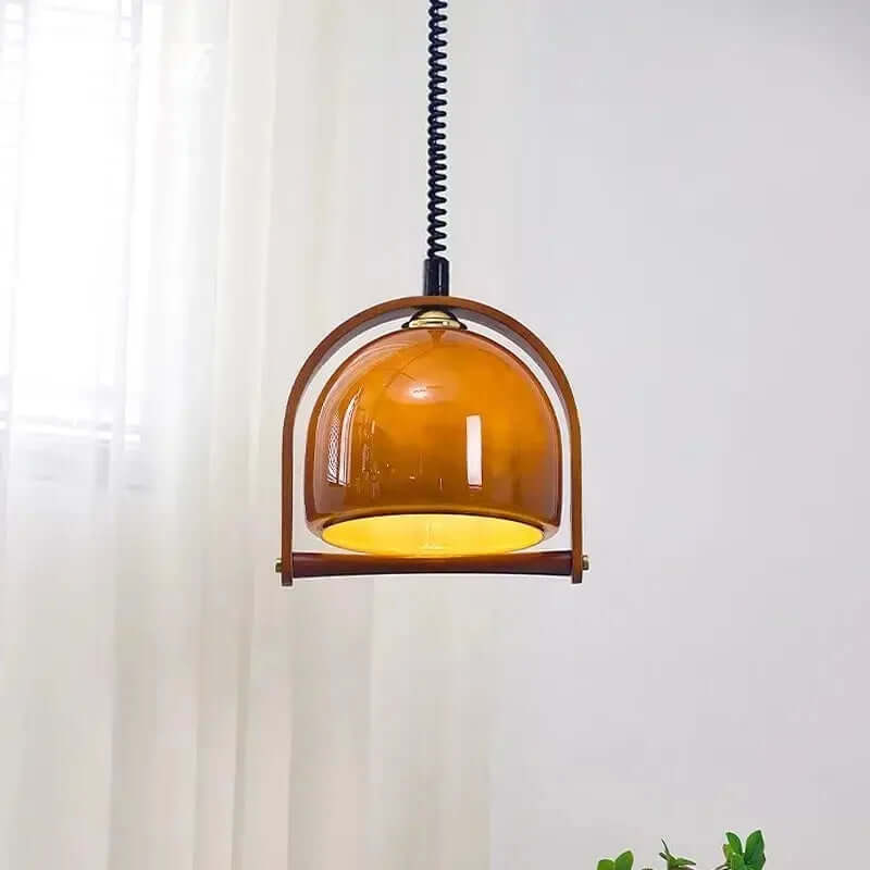 Wooden Pendant Light - Bauhaus Design