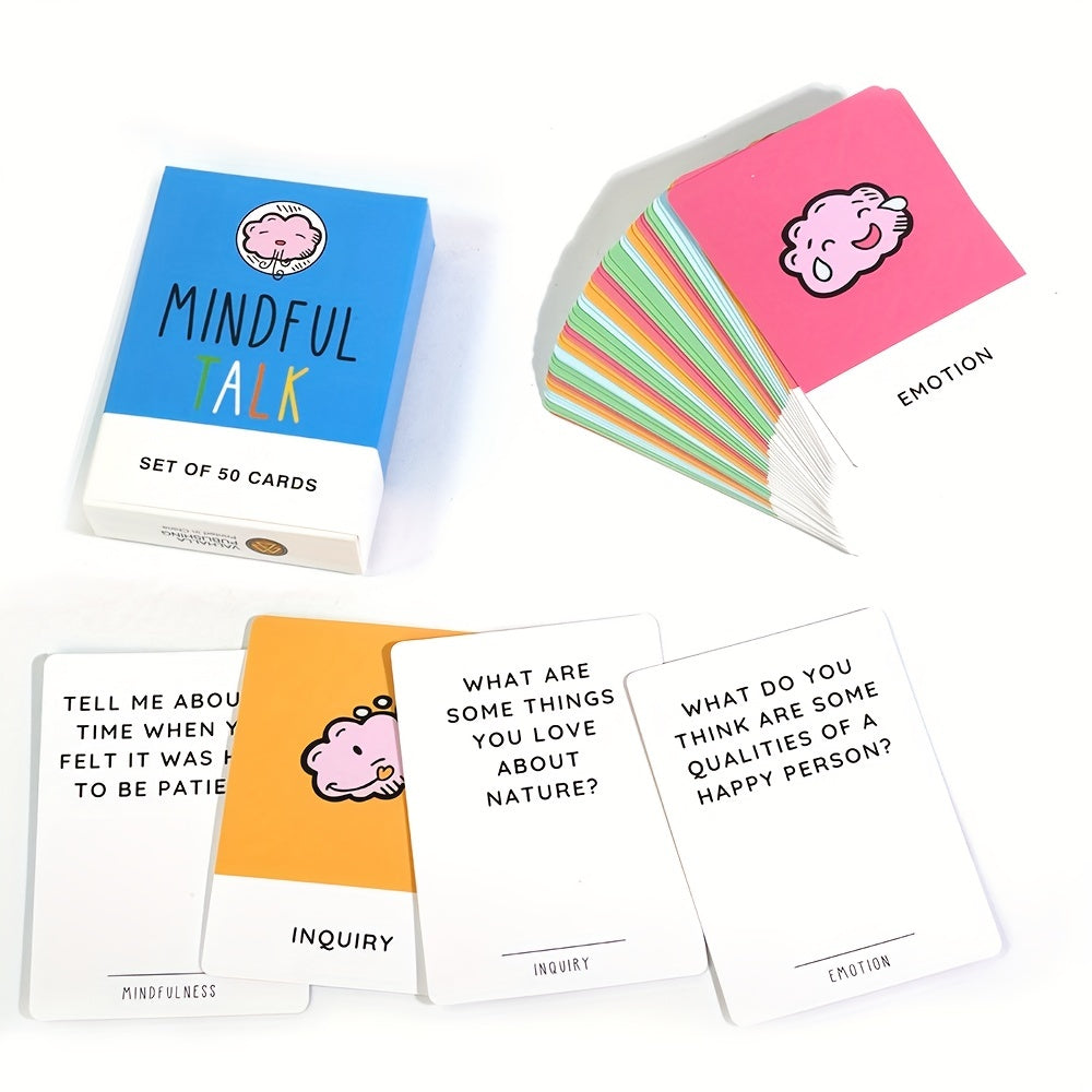 Mindful Conversation Cards - For Deep and Meaningful Conversations