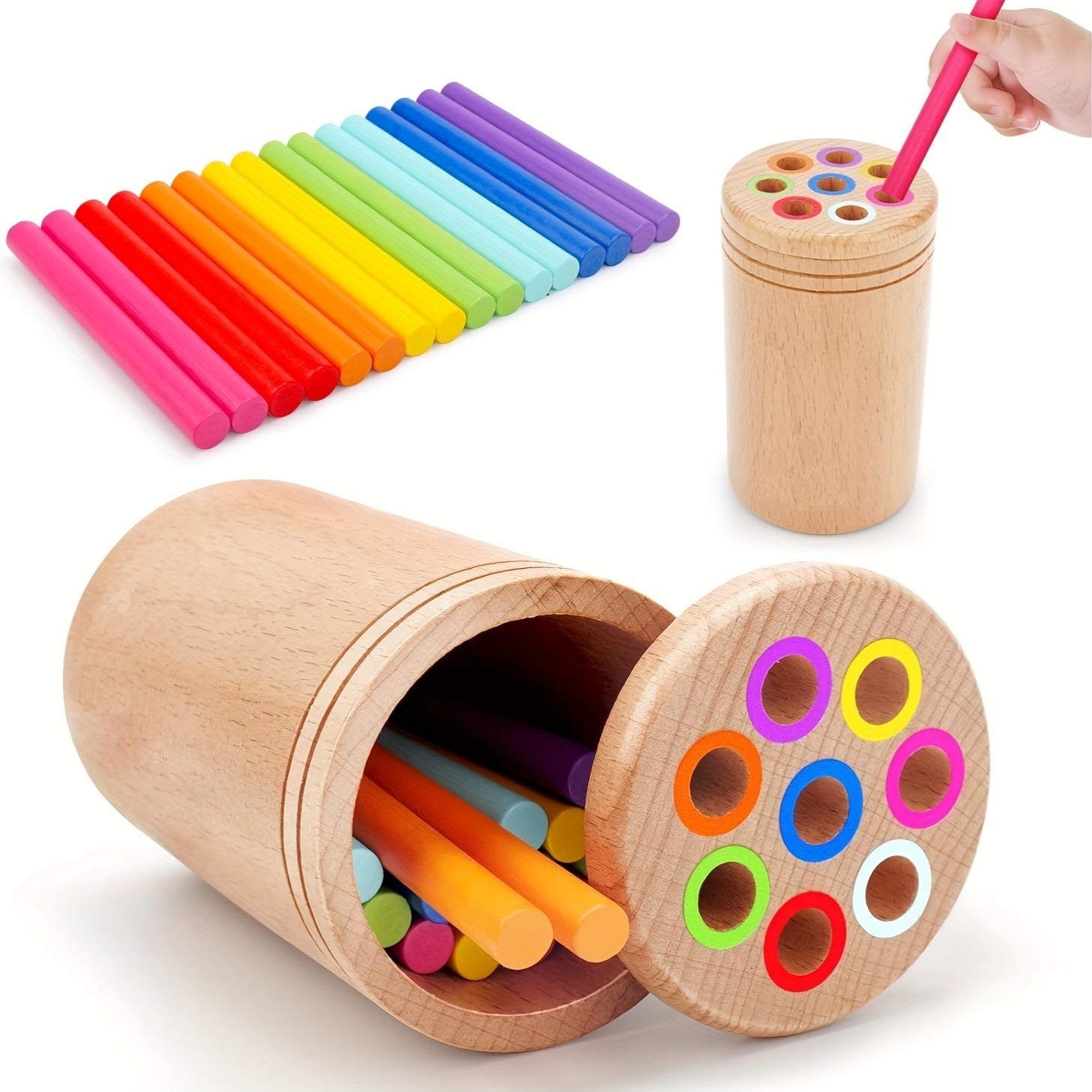 Colourful Balancing Sticks – Develop Hand-Eye Coordination and Colour Recognition