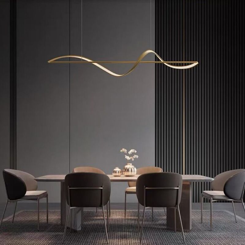 Elegant Circular Metal Chandelier