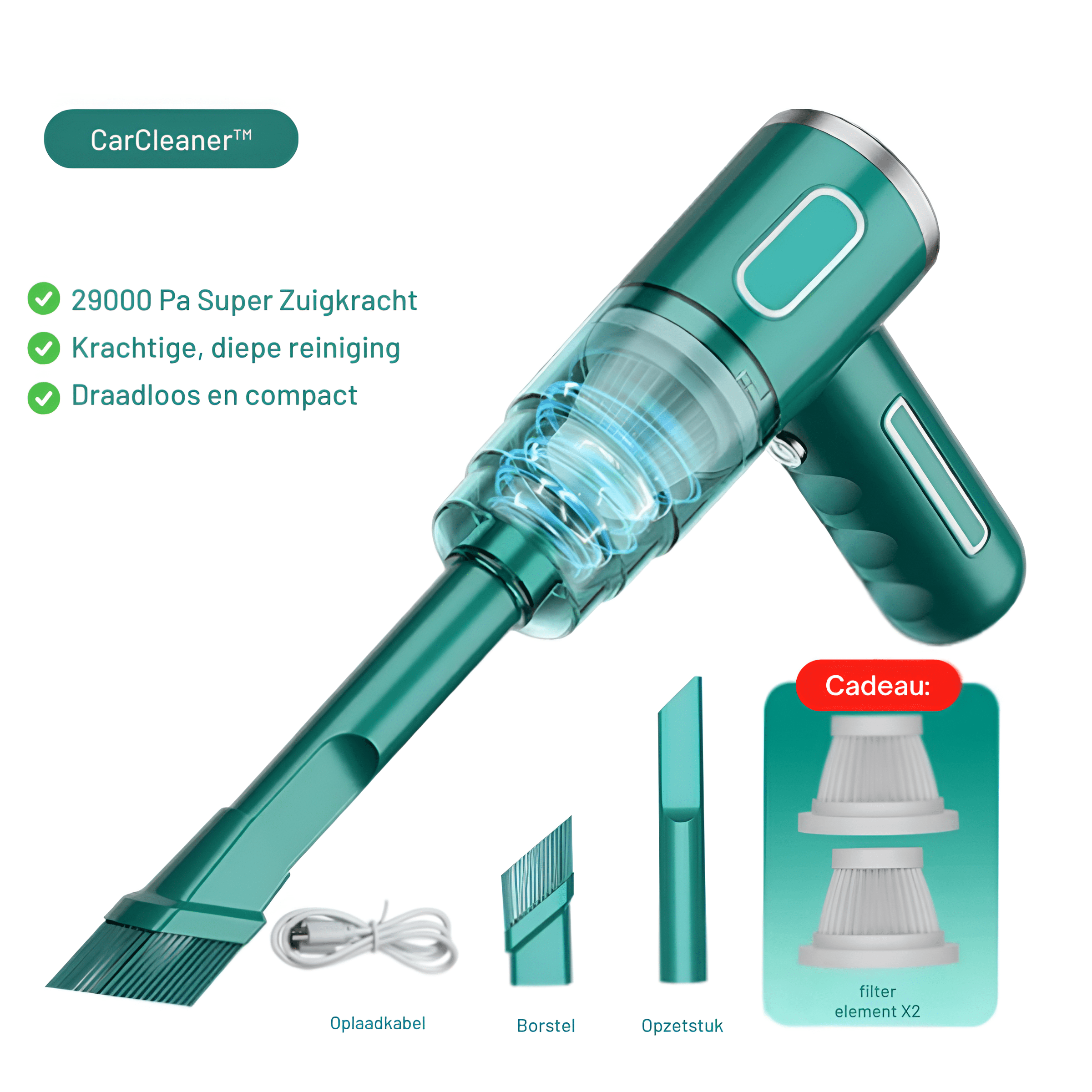 PowerCleaner - Wireless Car Vacuum Cleaner