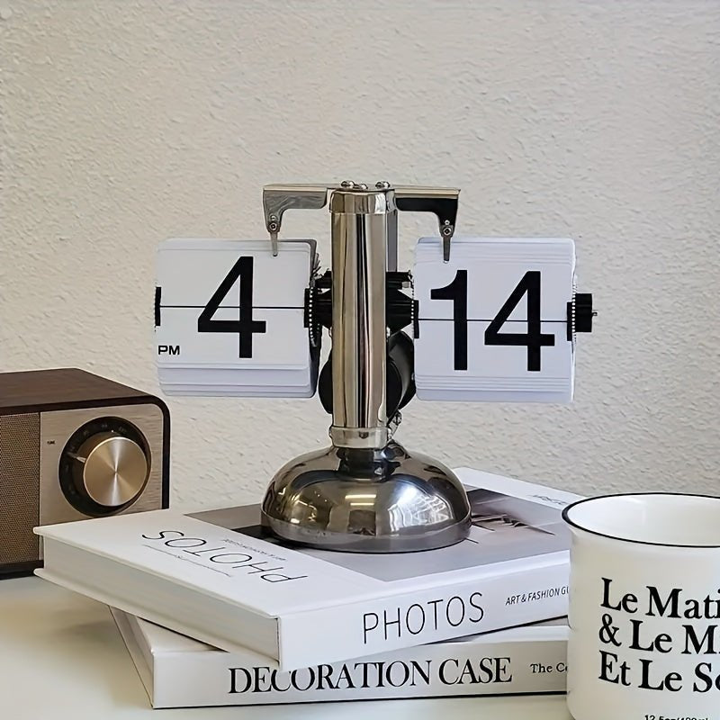 PrestigeTime Flip Clock | Sleek and durable retro clock with automatic page flipping