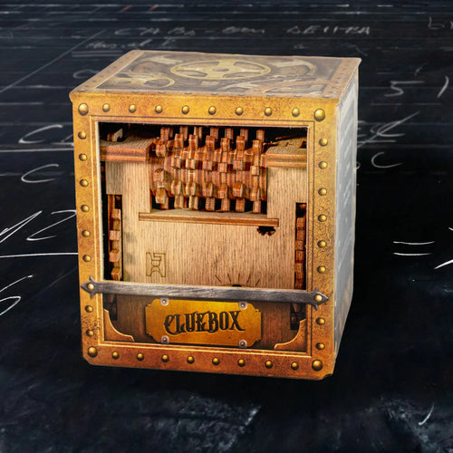 Interactive Wooden Escape Puzzle Box – MindVault
