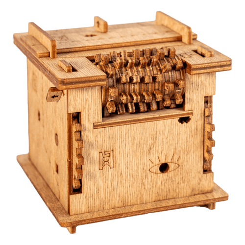 Interactive Wooden Escape Puzzle Box – MindVault