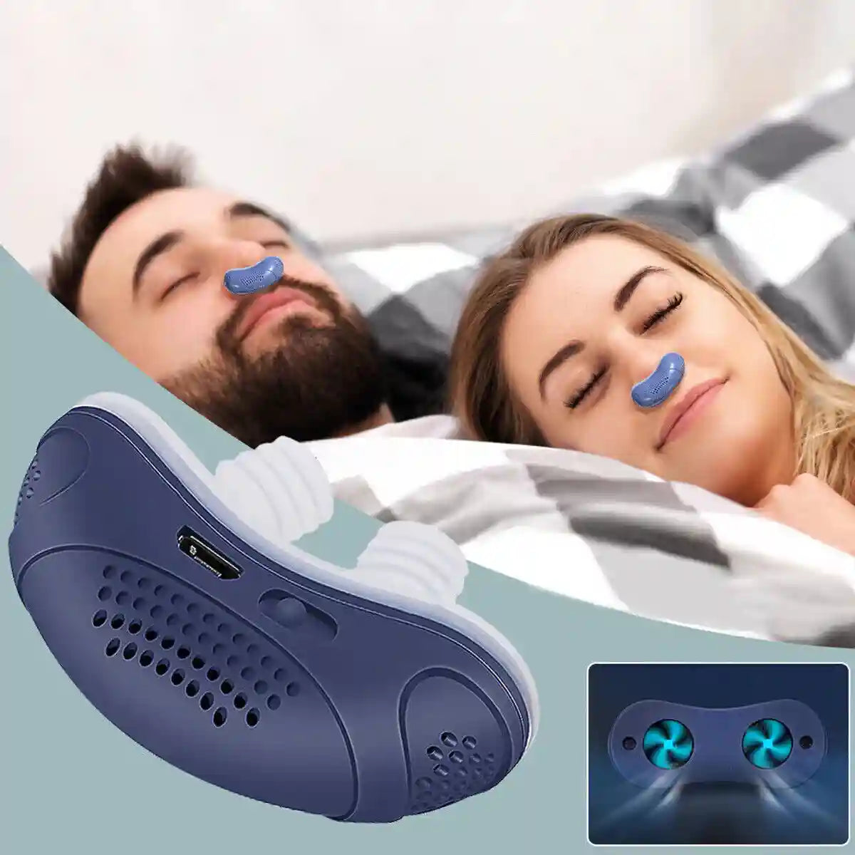 Micro CPAP Device - Anti-Snoring