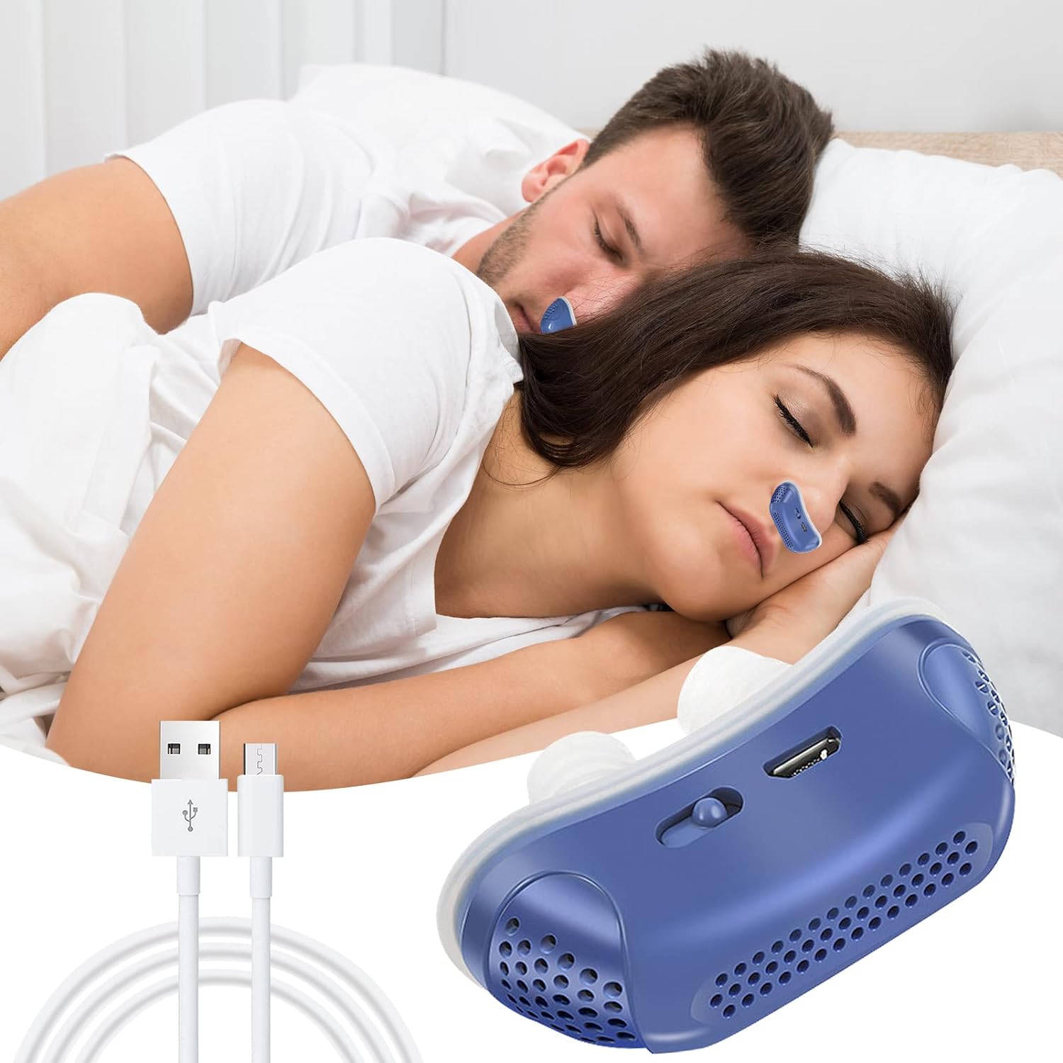 Micro CPAP Device - Anti-Snoring