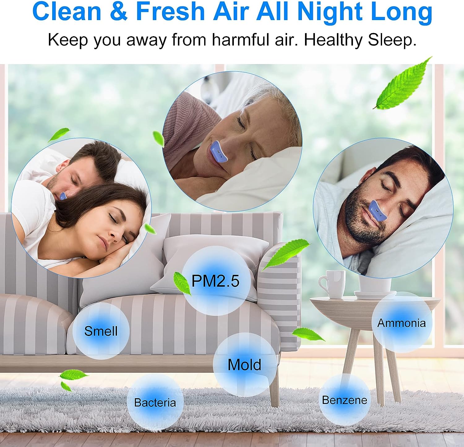 Micro CPAP Device - Anti-Snoring
