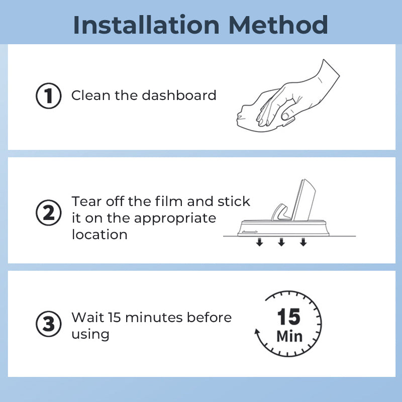 FlexMount 360 Car Phone Holder | Safe, Flexible, Compact