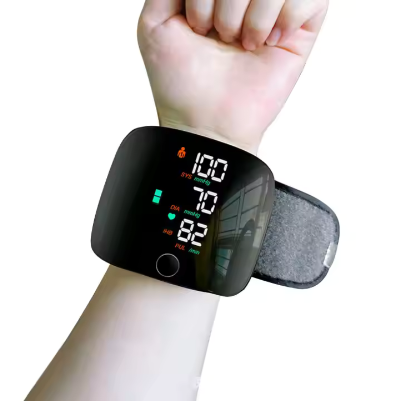 Wrist Blood Pressure Monitor – LED Display & Automatic Measurement
