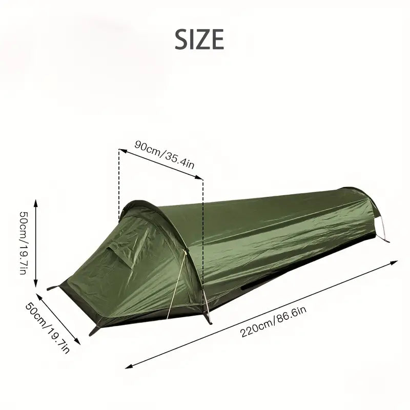 Compact Waterproof Tent - Ultralight 1-Person Adventure