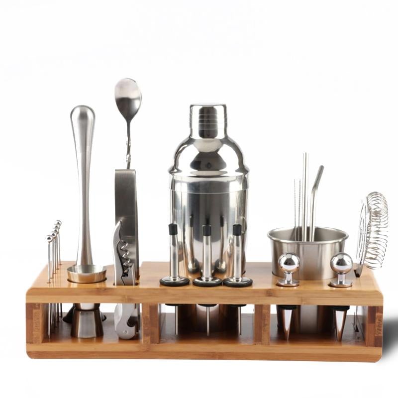 Complete Cocktail Shaker Set - MixMaster - Luxe Bartender Kit