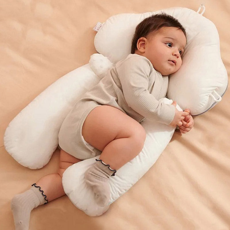 Ergonomic Baby Sleep Pillow – Safe, Comfortable and Adjustable for Newborns (0-12 Months)