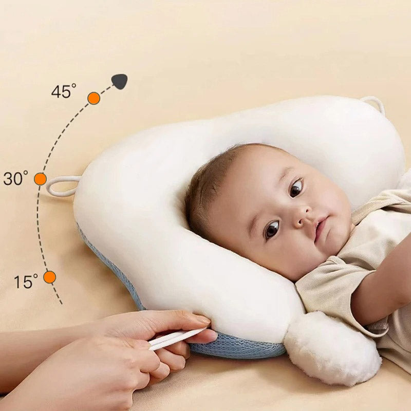 Ergonomic Baby Sleep Pillow – Safe, Comfortable and Adjustable for Newborns (0-12 Months)
