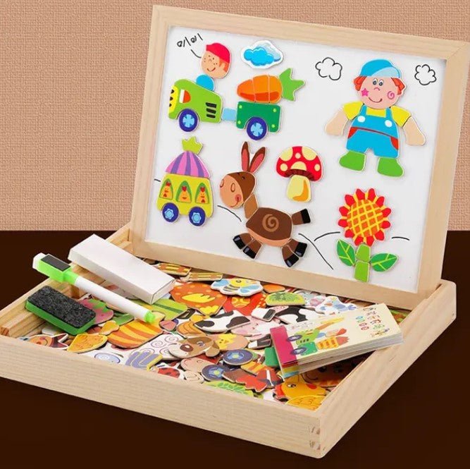 Magnetic Double-Sided Drawing Board Set – MiniArt Studio