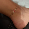 LuxeLink Custom Name Anklet | Personalized Stainless Steel Jewelry for Every Occasion