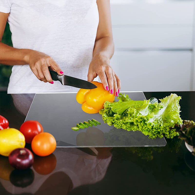 PristineChop Acrylic Cutting Board | Sleek, Non-Slip, and Hygienic Kitchen Essential