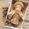 Handcrafted Winter Waldorf Cuddle Doll – Poppi