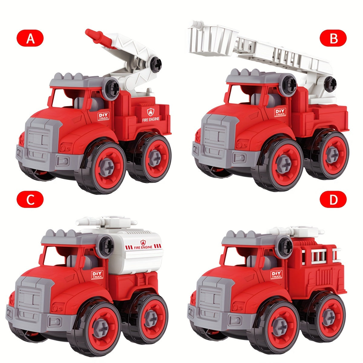 Firefighter Heroes Construction Set - Build Your Own Fire Engines and Save the Day