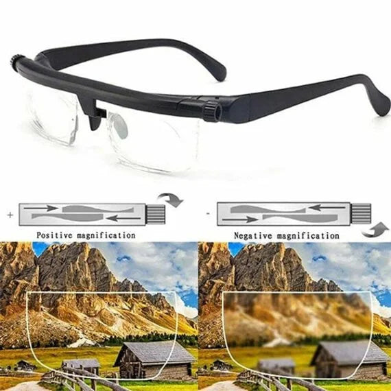 Adjustable Glasses for Near and Distant Vision - VisiFlex
