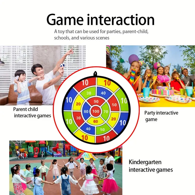 12-Piece Sticky Ball Dart Set – Fun Indoor & Outdoor Toy for the Whole Family