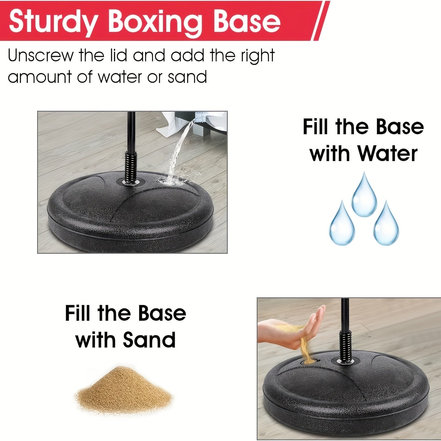 Junior Punch Bag - Adjustable Punch Bag with Gloves for Children